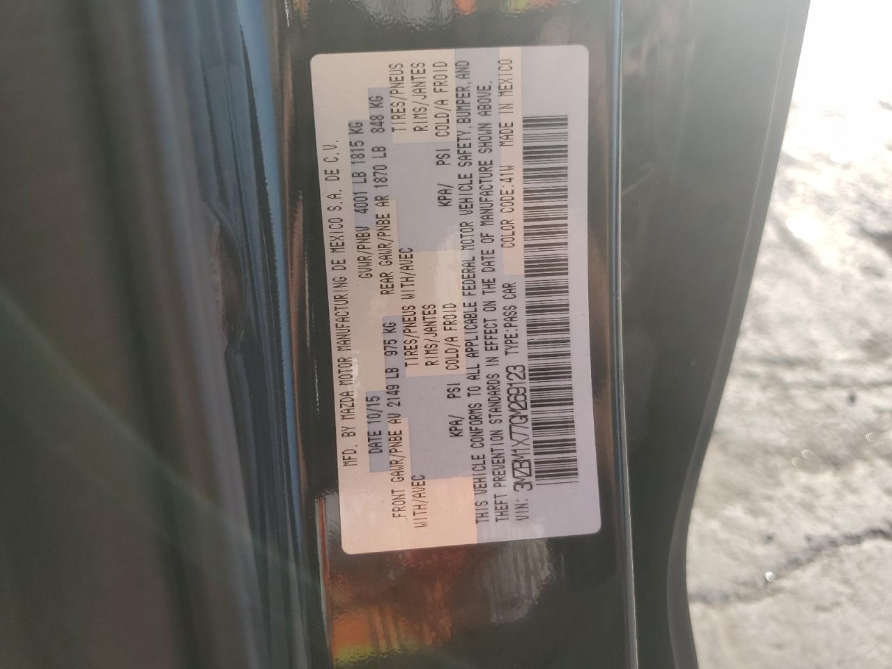 2016 Mazda 3 Grand Touring VIN: 3MZBM1X77GM269123 Lot: 82698615