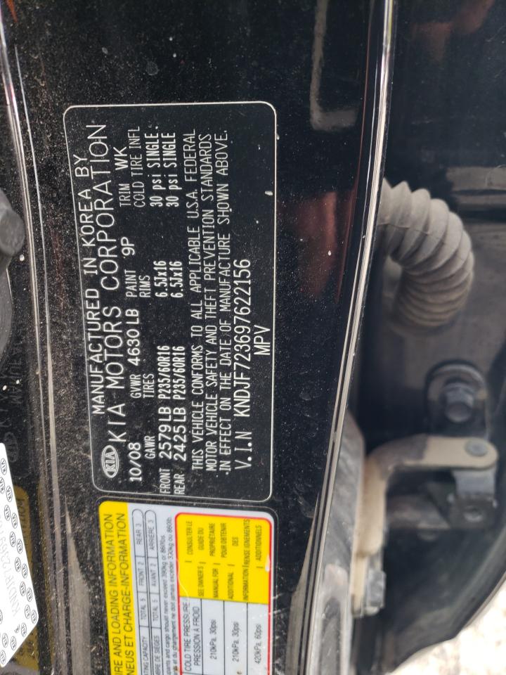 2009 Kia Sportage Lx VIN: KNDJF723697622156 Lot: 90497755