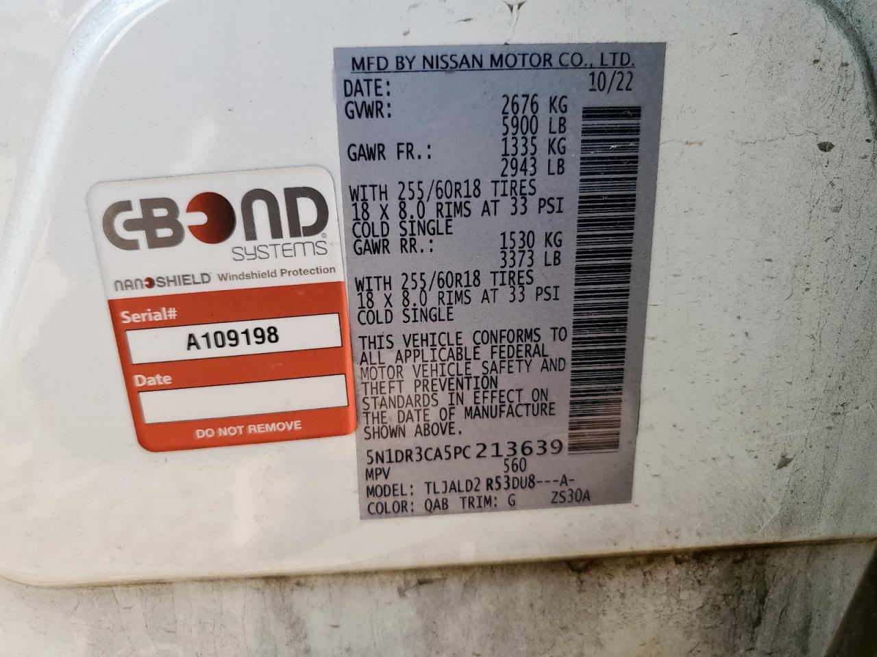 2023 Nissan Pathfinder Sl VIN: 5N1DR3CA5PC213639 Lot: 81971705