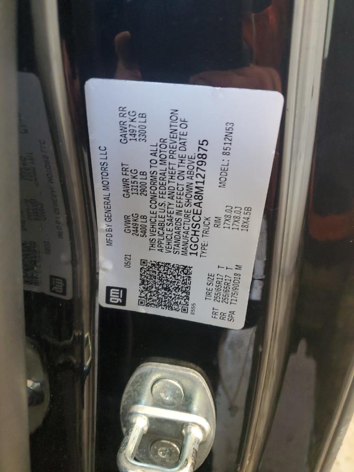 2021 Chevrolet Colorado Lt VIN: 1GCHSCEA8M1279875 Lot: 87387335