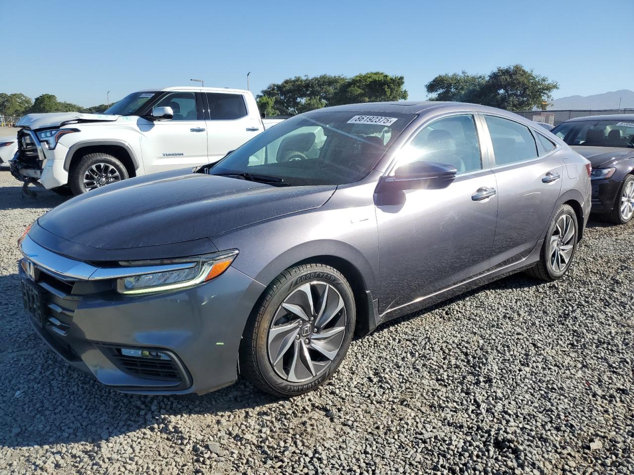 2021 Honda Insight Touring grey null hybrid 19XZE4F91ME005517 photo #1