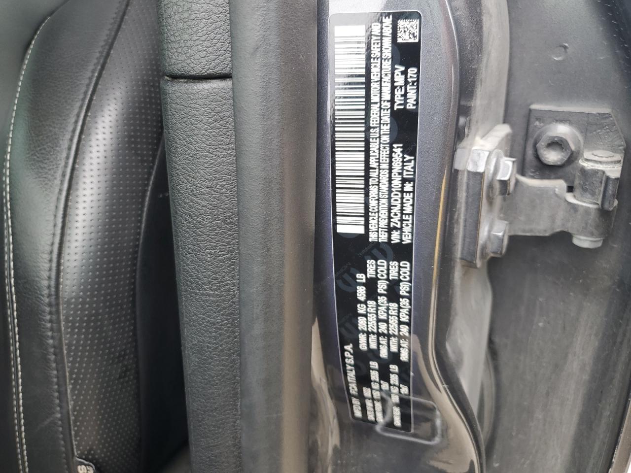 2022 Jeep Renegade Limited VIN: ZACNJDD10NPN69541 Lot: 86226755