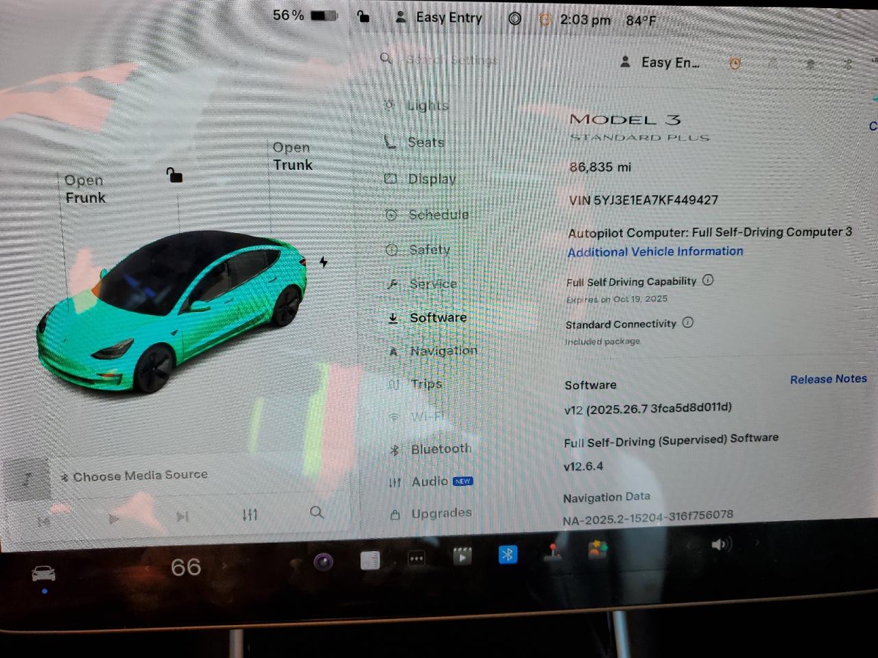 2019 Tesla Model 3 VIN: 5YJ3E1EA7KF449427 Lot: 87251745