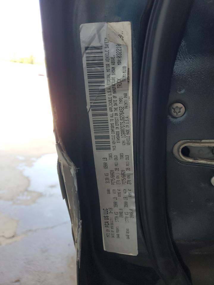 2018 Ram 1500 Slt VIN: 1C6RR7GT5JS276452 Lot: 84738495