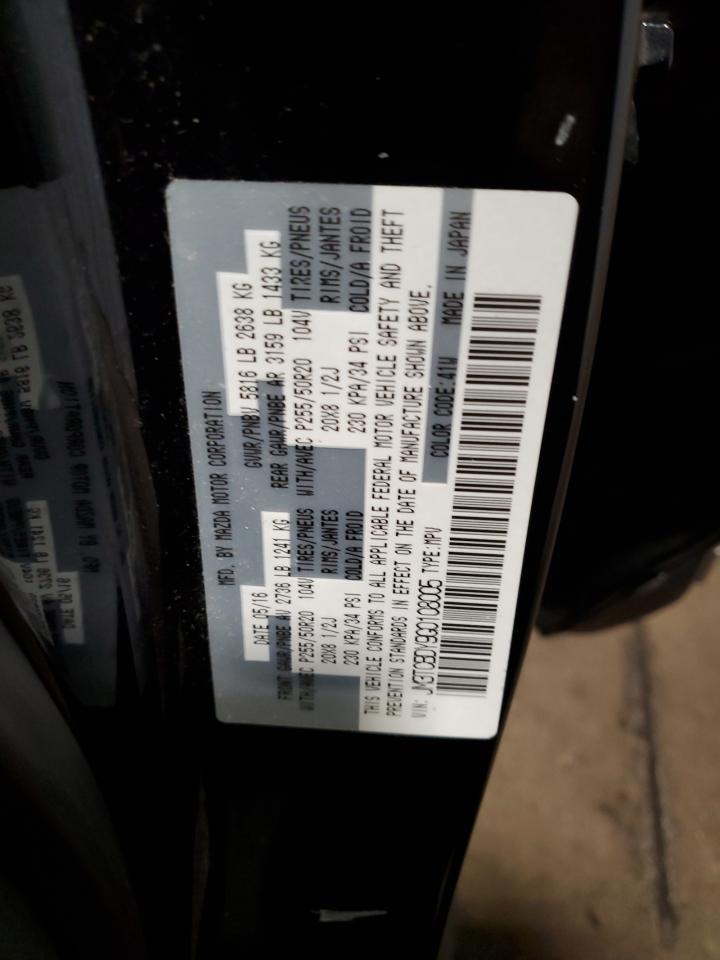 2016 Mazda Cx-9 Grand Touring VIN: JM3TCBDY9G0108005 Lot: 86546645