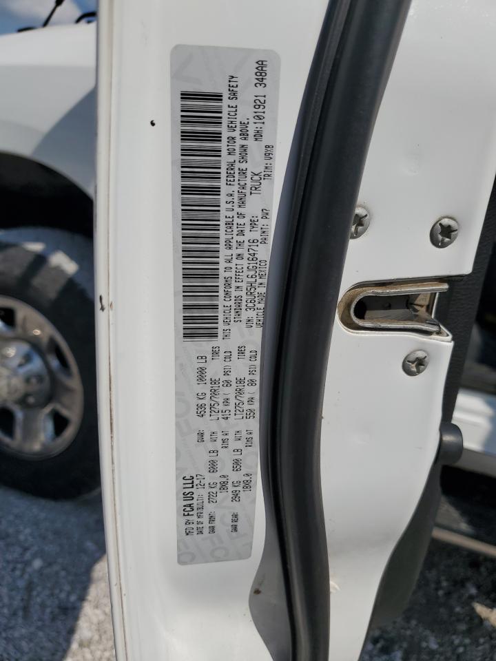 2018 Ram 2500 St VIN: 3C6UR5HL6JG164716 Lot: 84392415