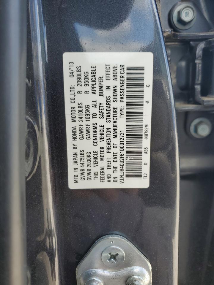 2013 Acura Tsx Tech VIN: JH4CU2F61DC012721 Lot: 86127405