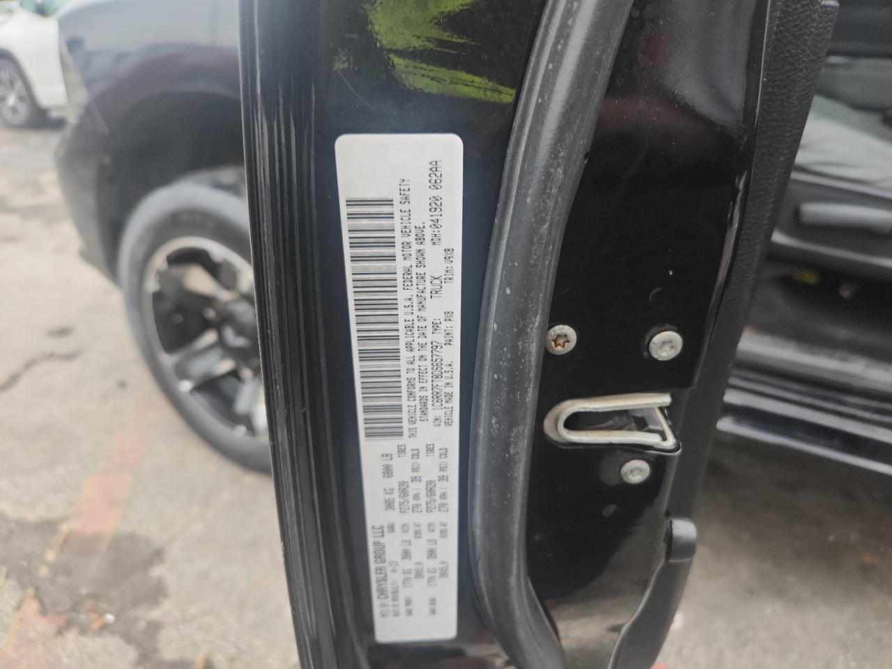 2013 Ram 1500 St VIN: 1C6RR7FT8DS657797 Lot: 90411015