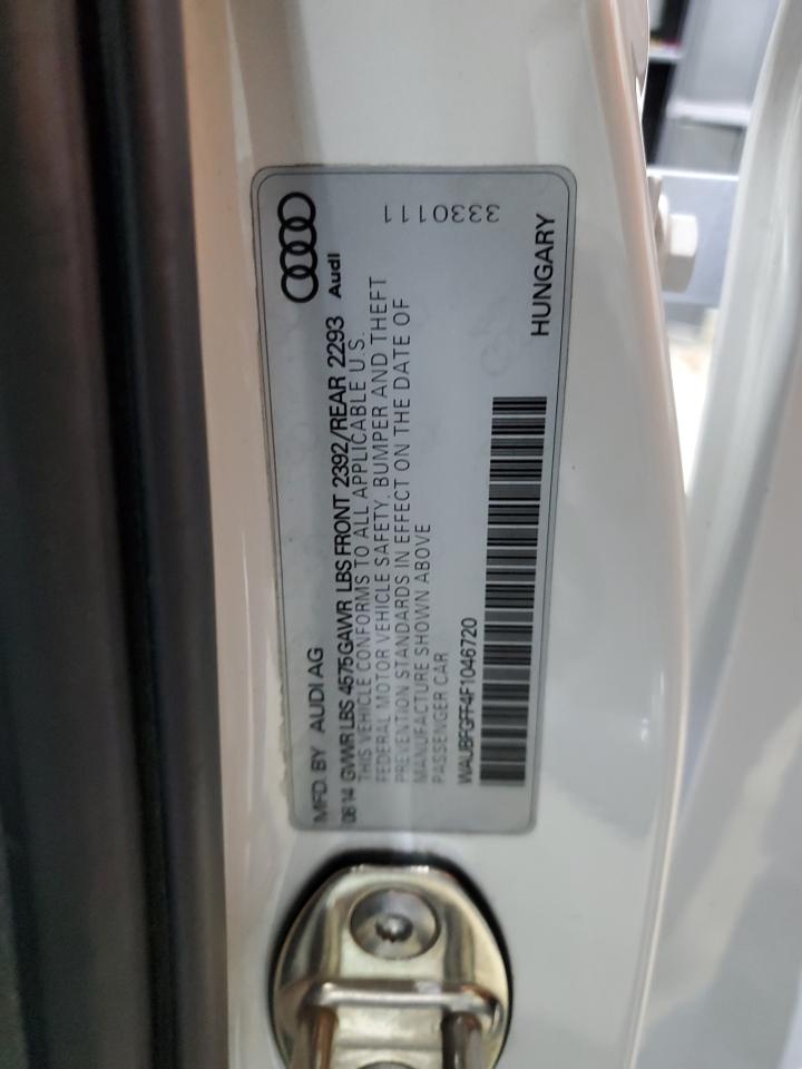 2015 Audi A3 Premium VIN: WAUBFGFF4F1046720 Lot: 86098235