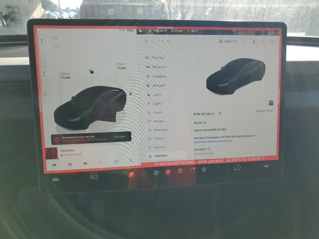 2024 Tesla Model 3 VIN: 5YJ3E1EA4RF757083 Lot: 87360445