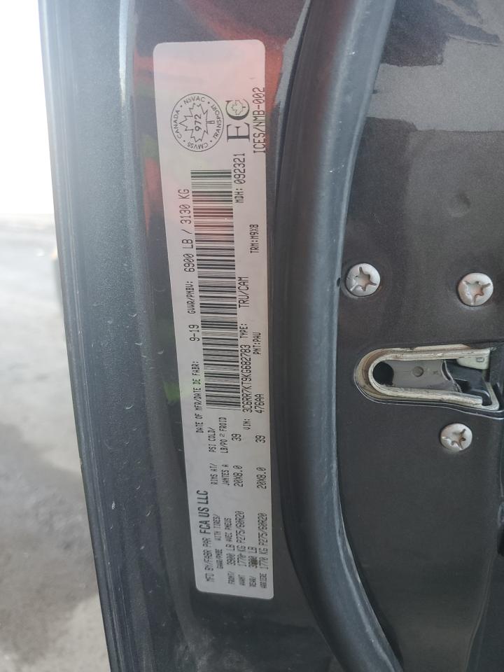 2019 Ram 1500 Classic Tradesman VIN: 3C6RR7KT9KG682783 Lot: 86211795