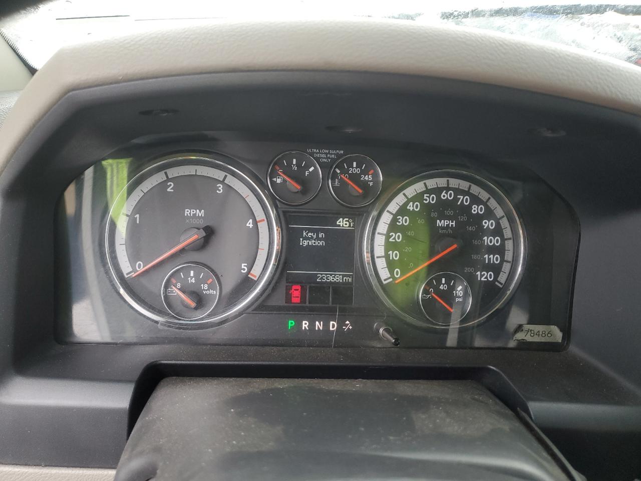 2010 Dodge Ram 2500 VIN: 3D7UT2CL0AG123911 Lot: 87054555