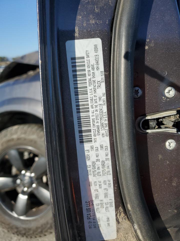 2016 Ram 1500 Slt VIN: 1C6RR7TM5GS324118 Lot: 85723195