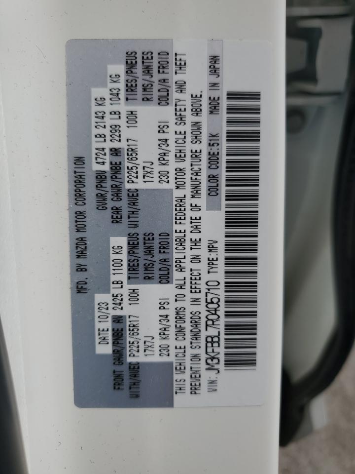 2024 Mazda Cx-5 Select VIN: JM3KFBBL7R0405710 Lot: 86306175