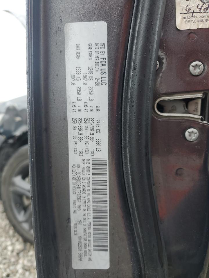 2020 Dodge Journey Crossroad VIN: 3C4PDCGB4LT212967 Lot: 90431205