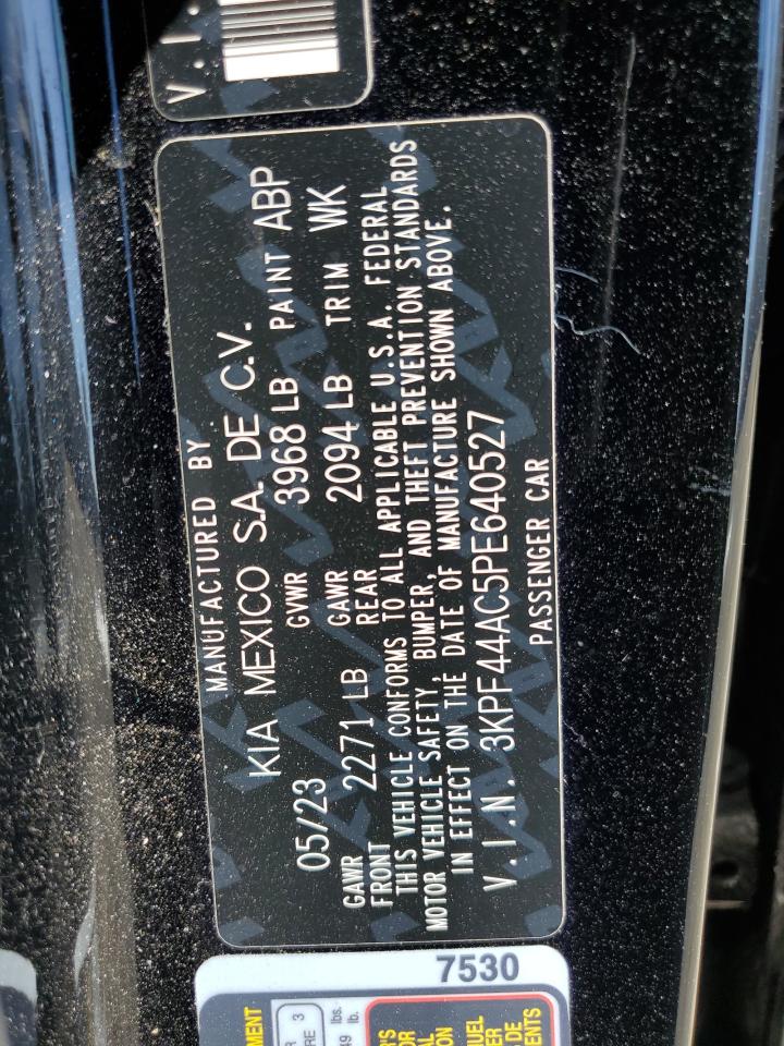 2023 Kia Forte Gt VIN: 3KPF44AC5PE640527 Lot: 82694195