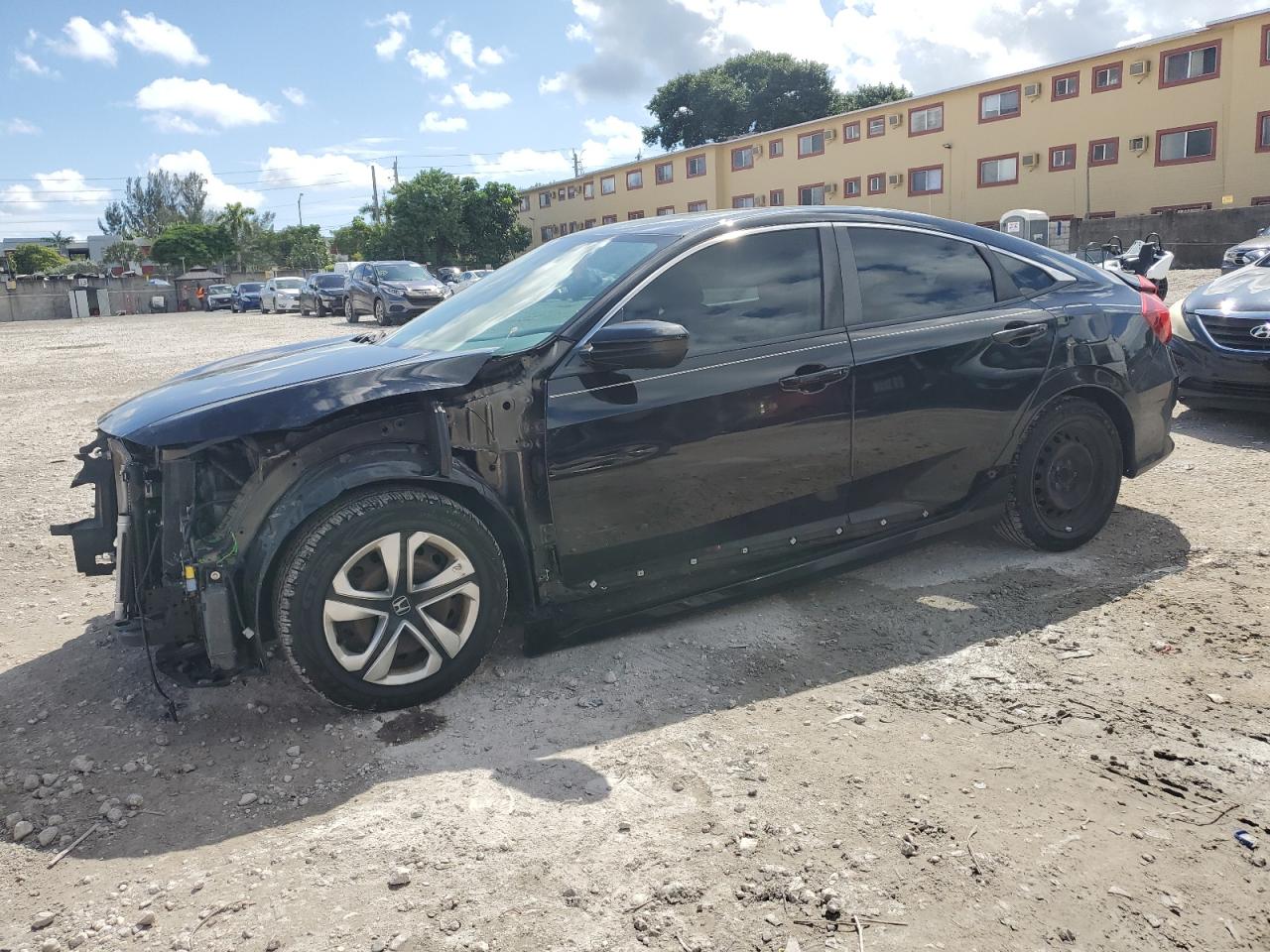2018 Honda Civic Lx VIN: 19XFC2F50JE039003 Lot: 85145135