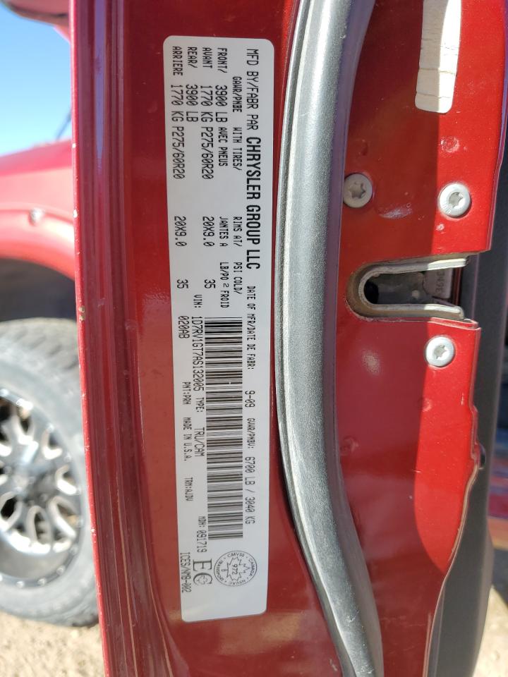 2010 Dodge Ram 1500 VIN: 1D7RV1GT7AS132005 Lot: 89484125