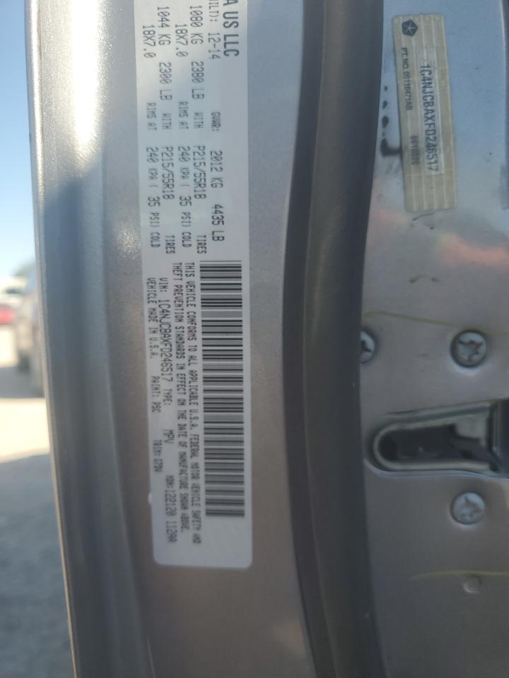 2015 Jeep Compass Sport VIN: 1C4NJCBAXFD246517 Lot: 82579385