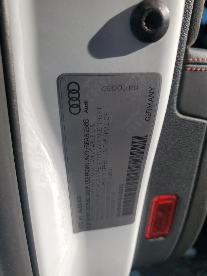 2020 Audi S4 Premium Plus VIN: WAUB4AF47LA043002 Lot: 87265595