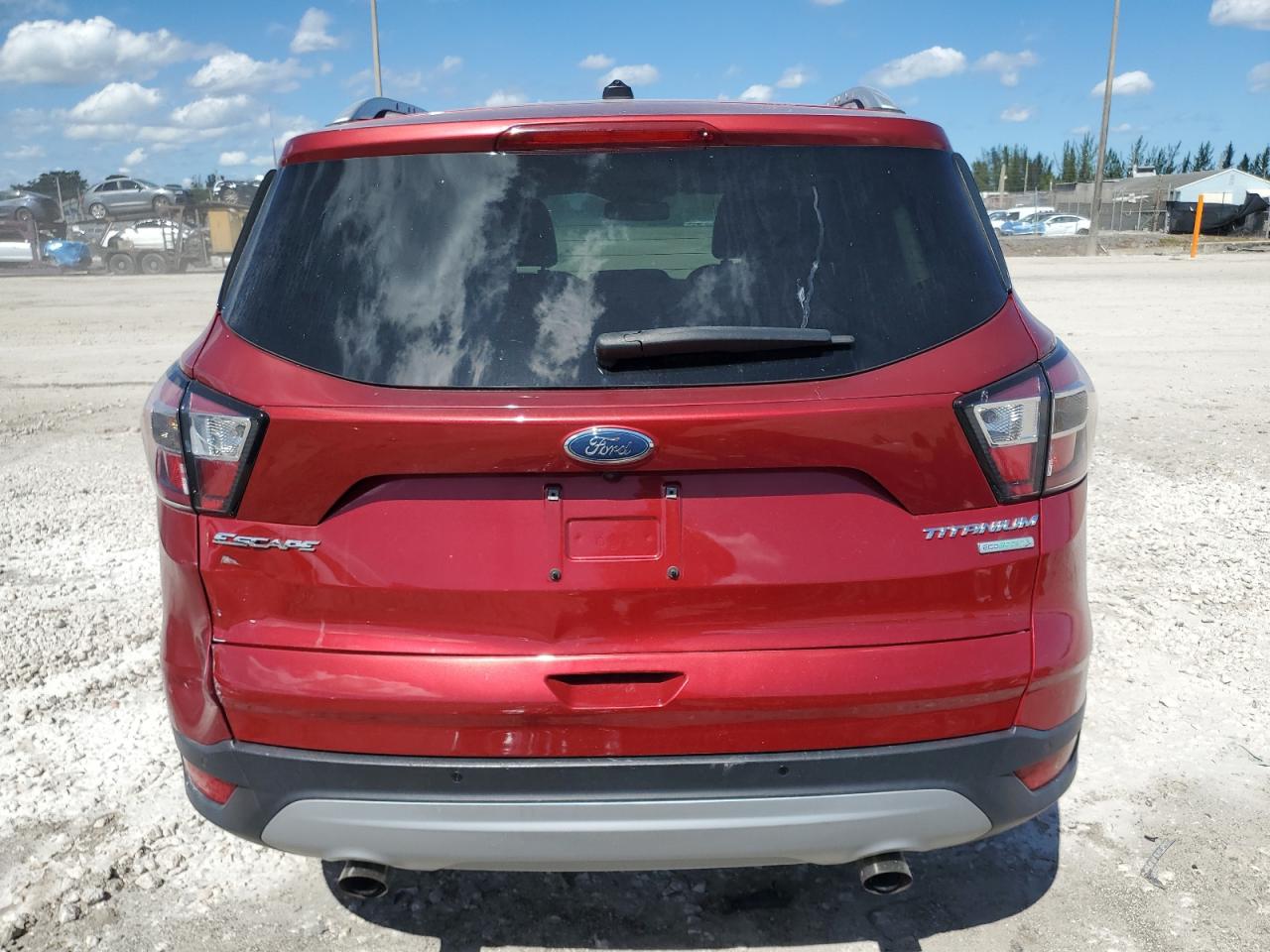 2017 Ford Escape Titanium VIN: 1FMCU0J96HUB73813 Lot: 85735595