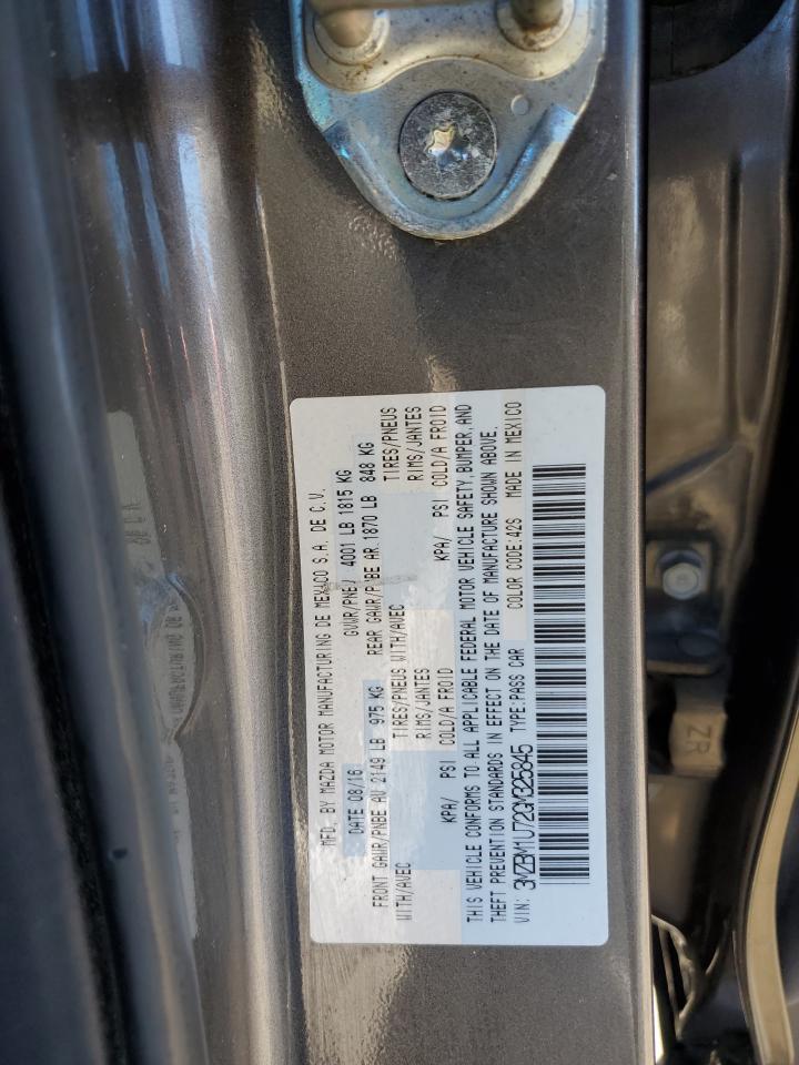 2016 Mazda 3 Sport VIN: 3MZBM1U72GM325845 Lot: 82758795