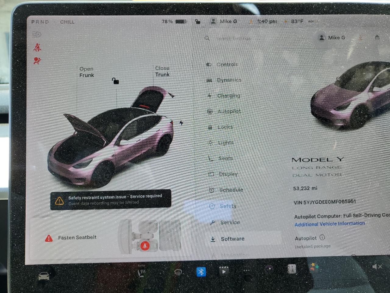 2021 Tesla Model Y VIN: 5YJYGDEE0MF065951 Lot: 85752685