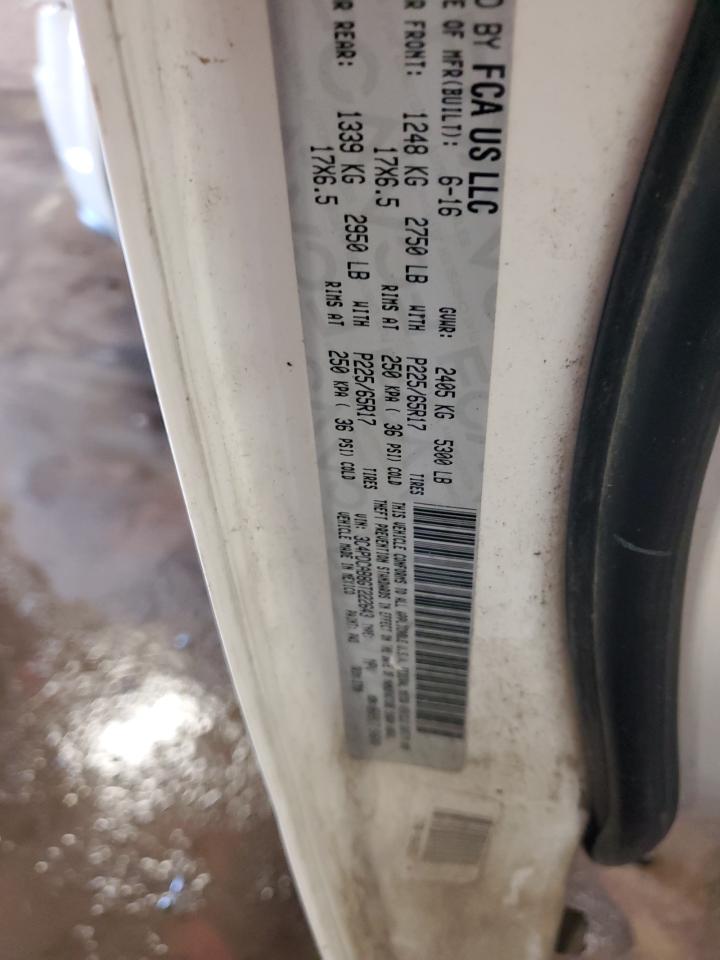 2016 Dodge Journey Se VIN: 3C4PDCAB8GT222643 Lot: 86817995