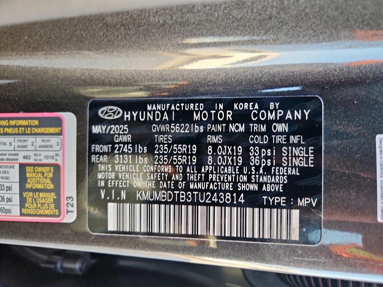 2026 Genesis Gv70 Advanced VIN: KMUMBDTB3TU243814 Lot: 84757265