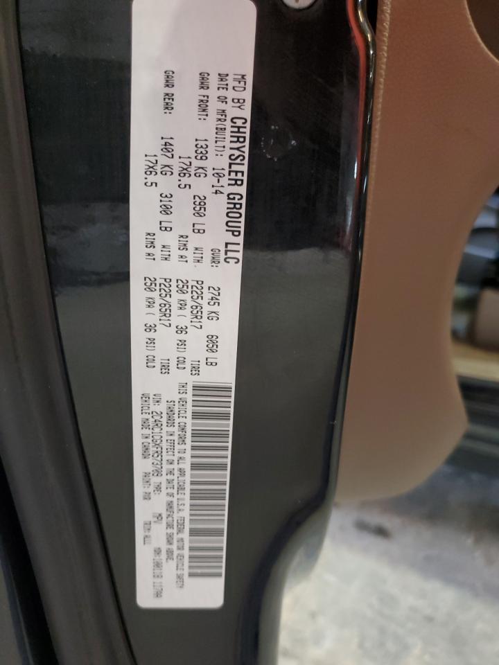 2015 Chrysler Town & Country Touring L VIN: 2C4RC1CGXFR573709 Lot: 84263355