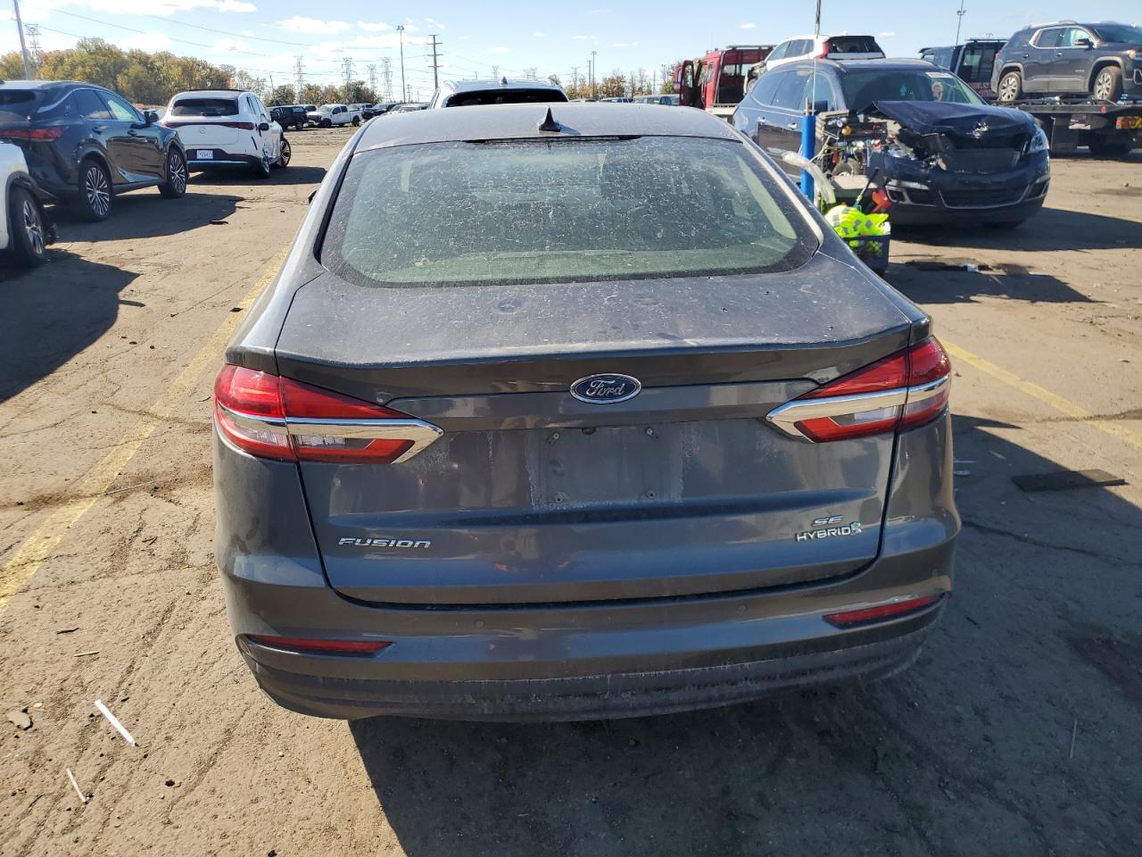 2019 Ford Fusion Se VIN: 3FA6P0LU2KR285846 Lot: 87226145
