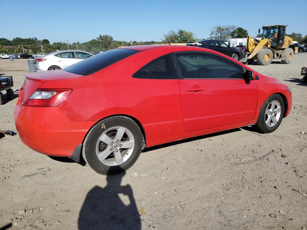 2006 Honda Civic Ex red null gas 2HGFG128X6H581611 photo #4