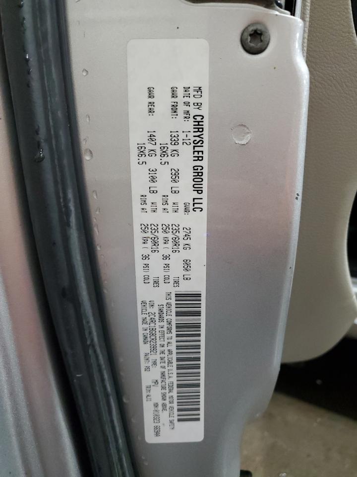 2012 Chrysler Town & Country Touring VIN: 2C4RC1BG8CR239921 Lot: 85385475