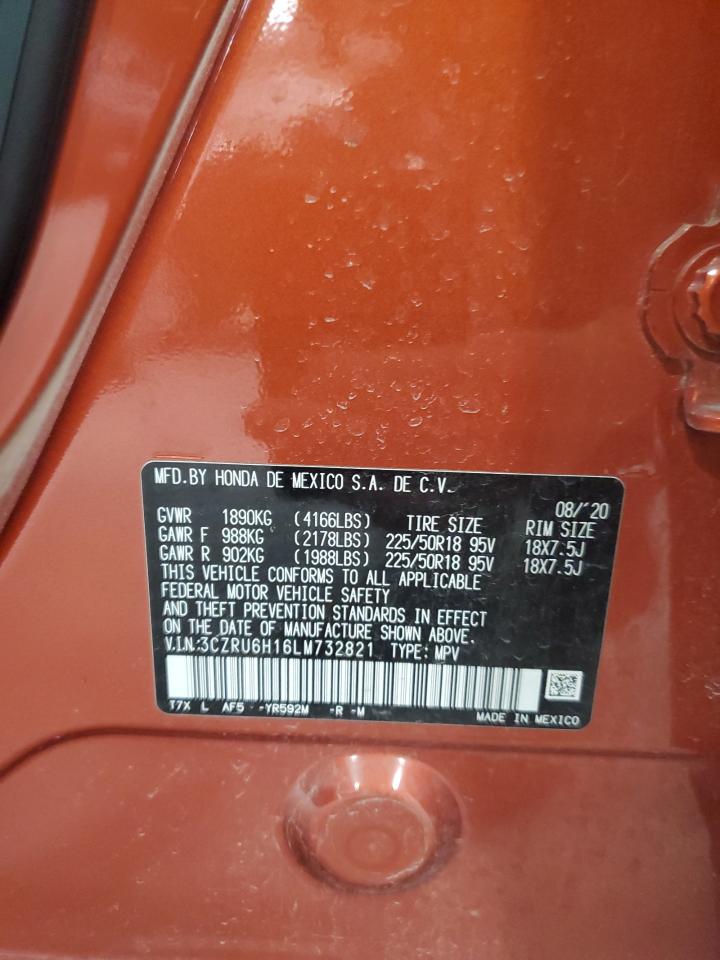 2020 Honda Hr-V Sport VIN: 3CZRU6H16LM732821 Lot: 86860705