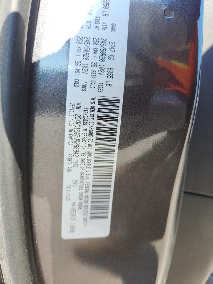 2018 Chrysler Pacifica Touring L Plus VIN: 2C4RC1EG7JR288942 Lot: 84792735