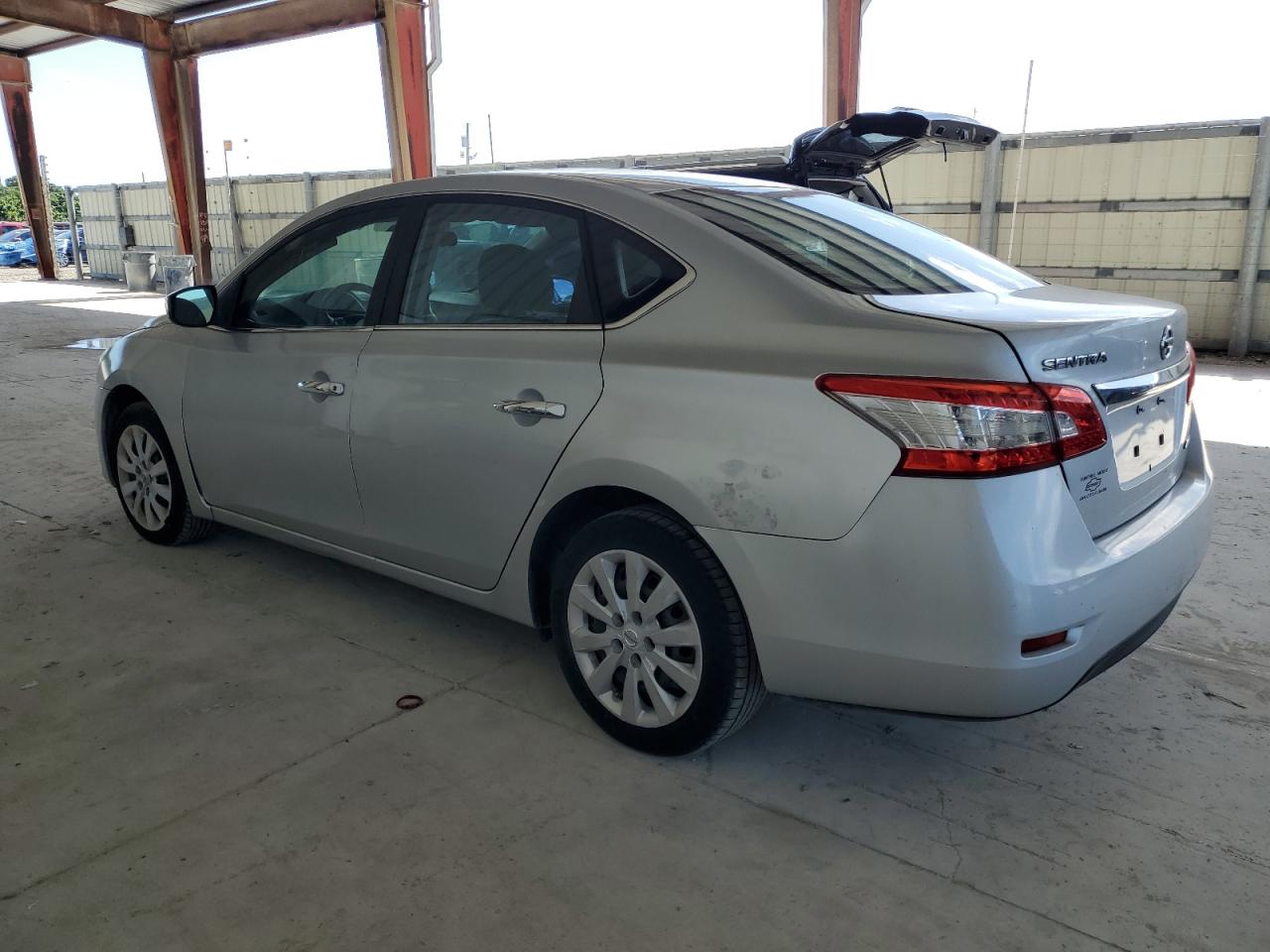 2013 Nissan Sentra S silver sedan gas 1N4AB7AP3DN905088 photo #3