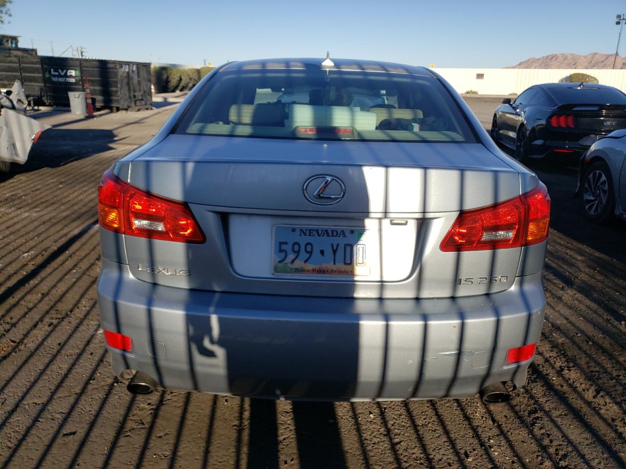 2007 Lexus Is 250 VIN: JTHBK262075044311 Lot: 85652955