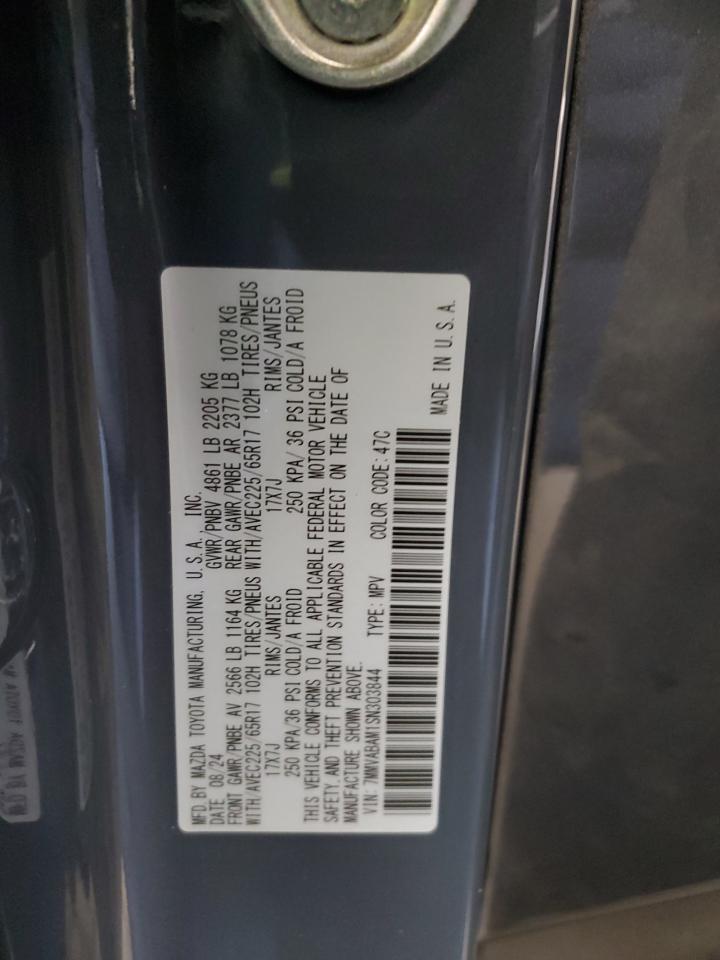 2025 Mazda Cx-50 Select VIN: 7MMVABAM1SN303844 Lot: 86666445