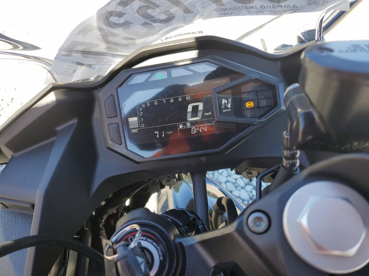 2025 Kawasaki Ex500 VIN: ML5EXGG19SDA66144 Lot: 85715355