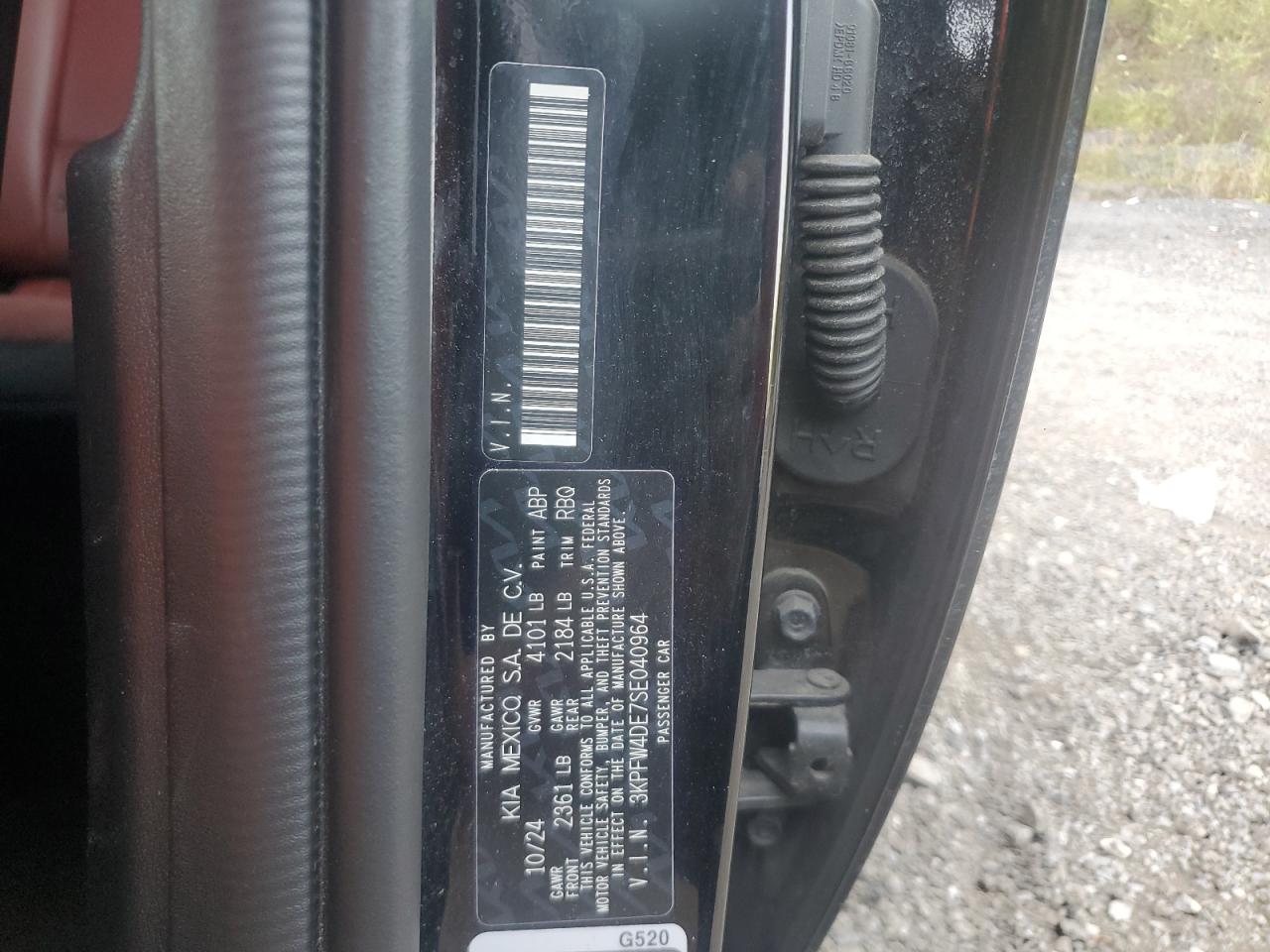 2025 Kia K4 Gt Line VIN: 3KPFW4DE7SE040964 Lot: 84993205