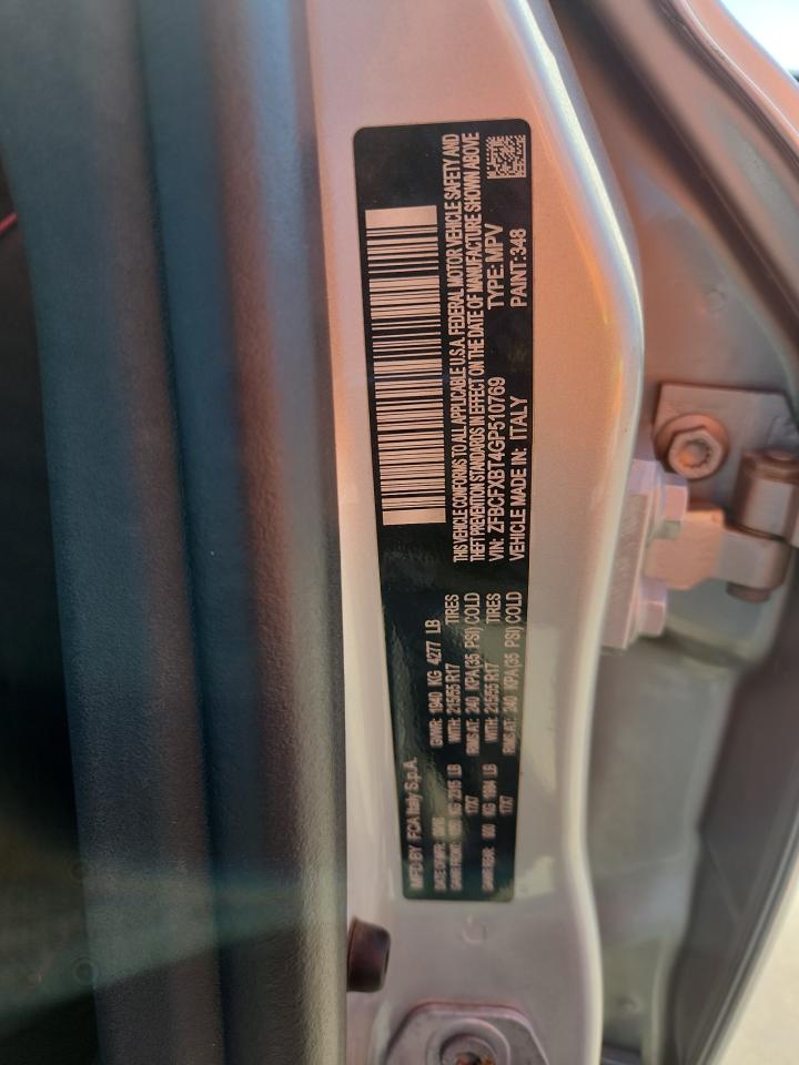 2016 Fiat 500X Easy VIN: ZFBCFXBT4GP510769 Lot: 82586515