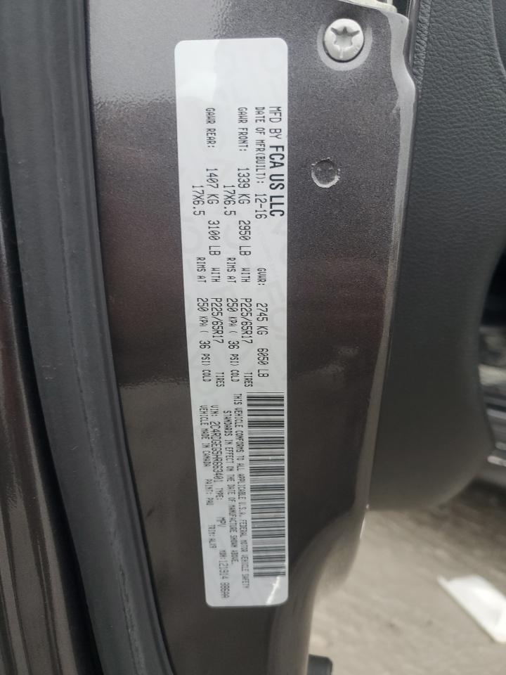 2017 Dodge Grand Caravan Gt VIN: 2C4RDGEG5HR663401 Lot: 90513845