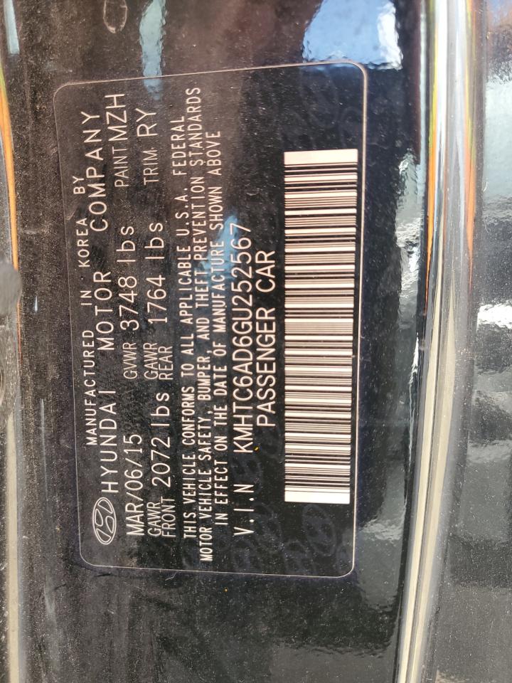 2016 Hyundai Veloster VIN: KMHTC6AD6GU252567 Lot: 84803035