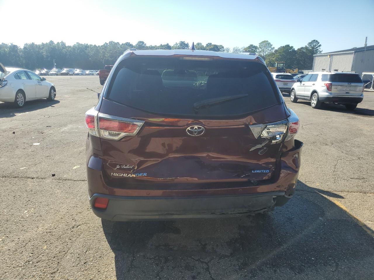 2016 Toyota Highlander Limited VIN: 5TDYKRFH0GS158618 Lot: 86126055