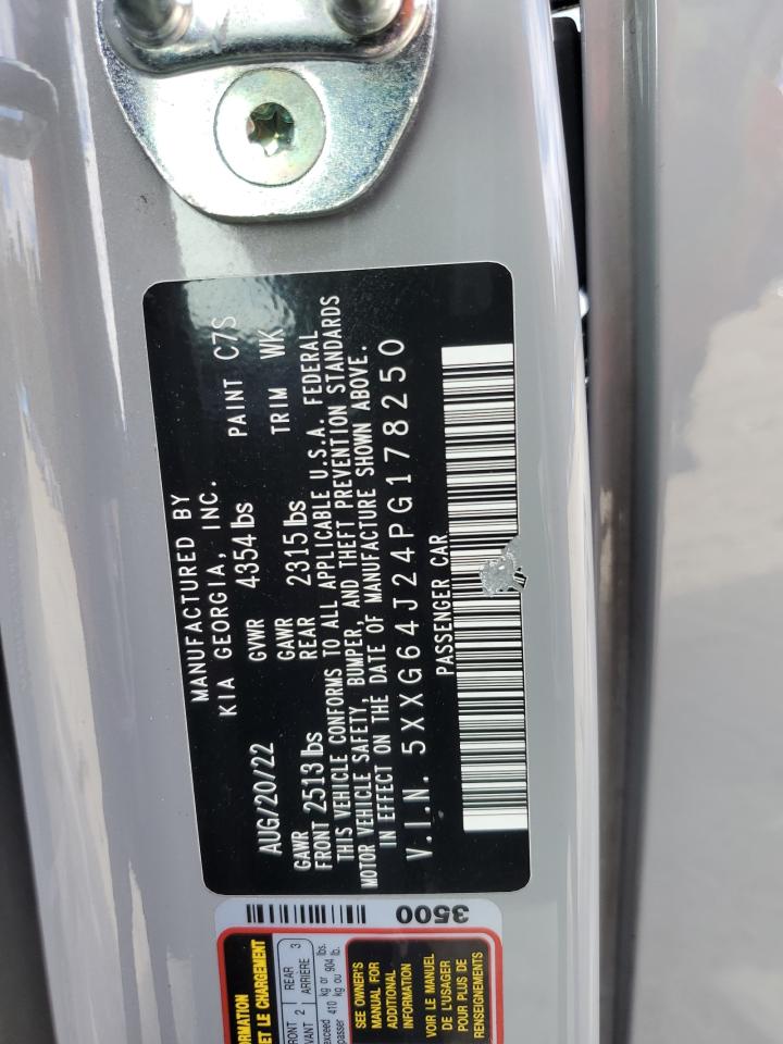 2023 Kia K5 Gt Line VIN: 5XXG64J24PG178250 Lot: 90217635
