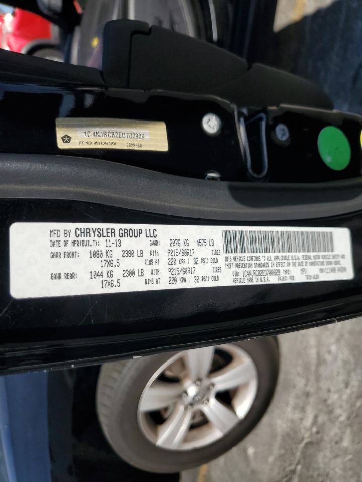 2014 Jeep Patriot Limited VIN: 1C4NJRCB2ED700929 Lot: 85268025