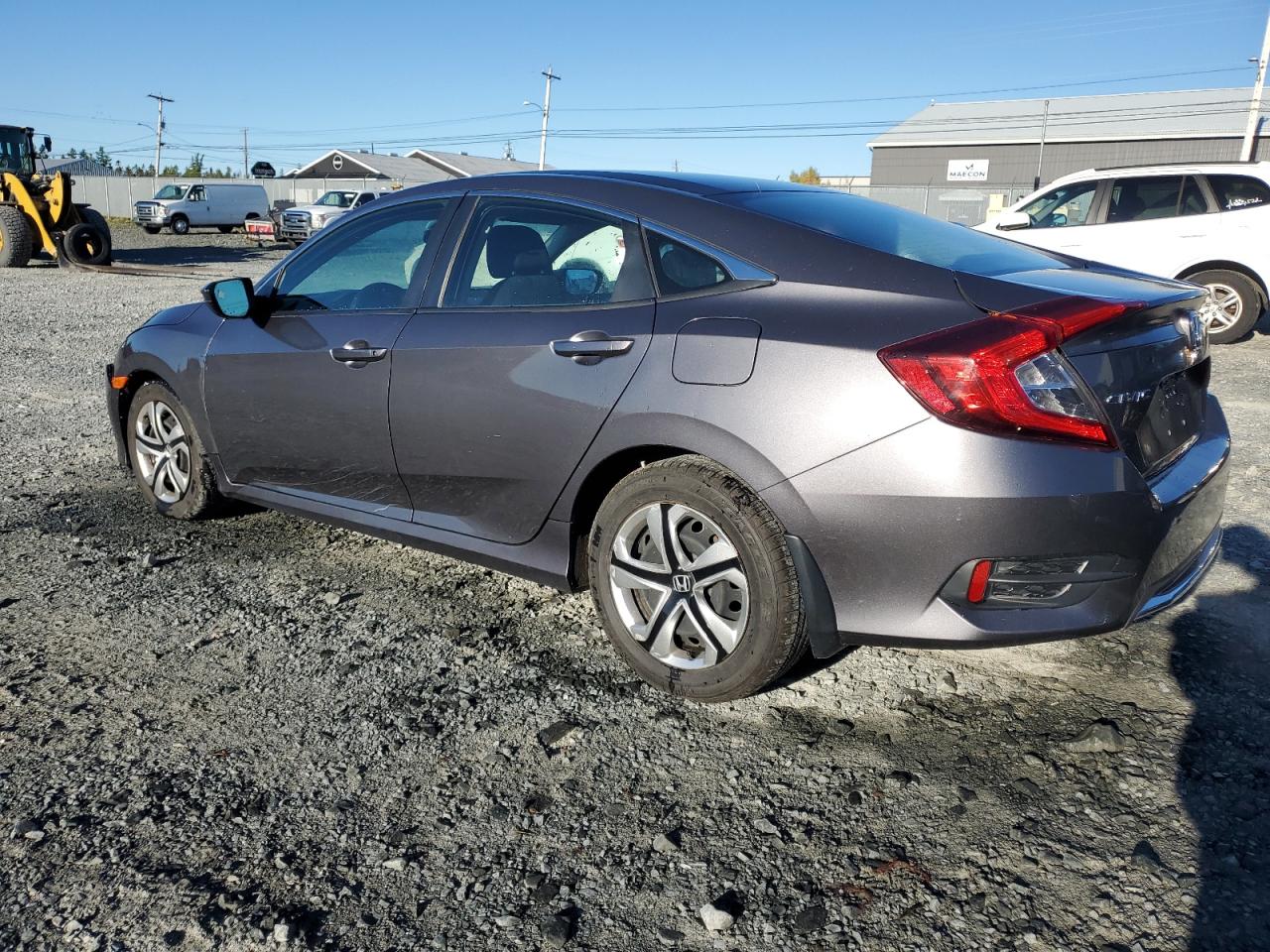 2018 Honda Civic Lx grey null gas 2HGFC2F58JH035643 photo #3