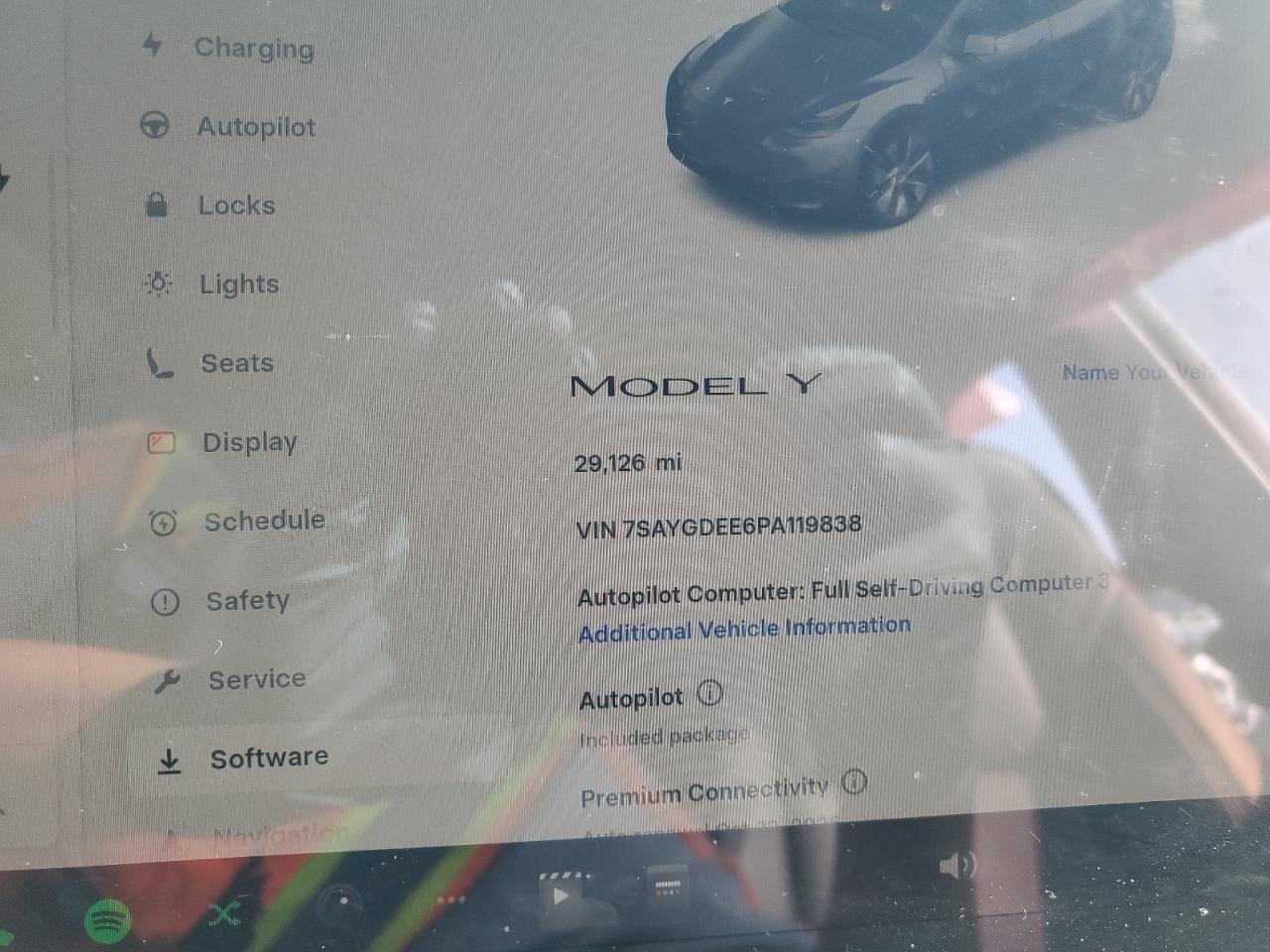 2023 Tesla Model Y VIN: 7SAYGDEE6PA119838 Lot: 89491815