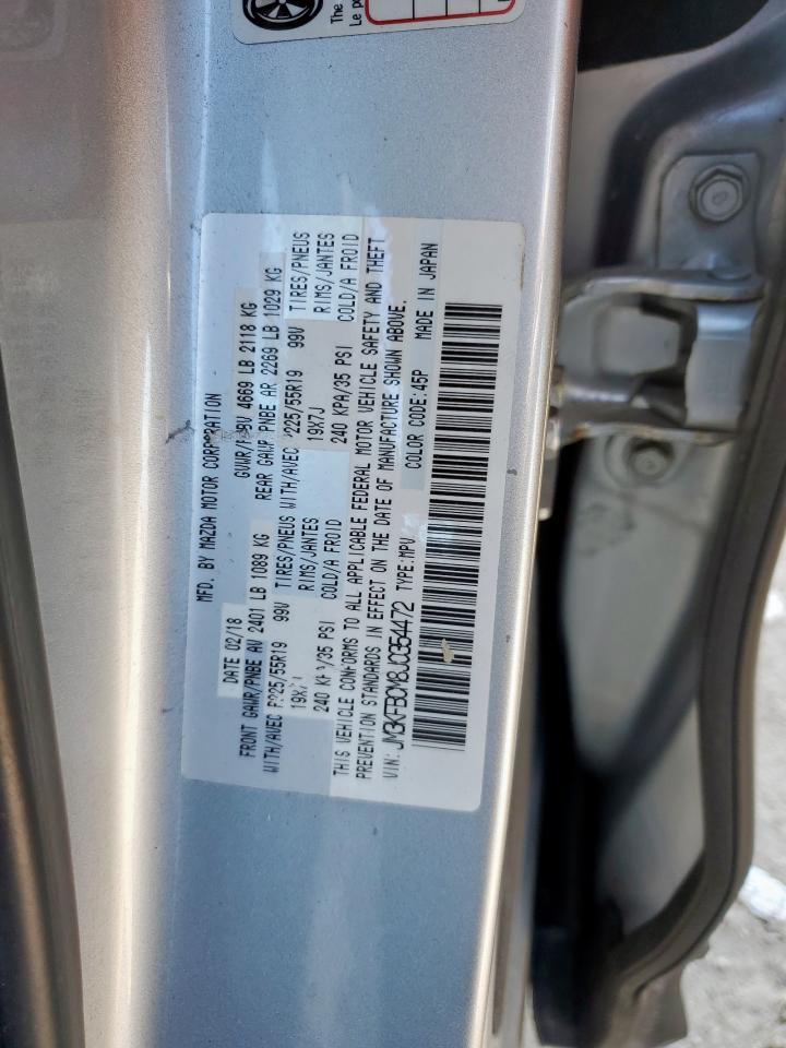 2018 Mazda Cx-5 Touring VIN: JM3KFBCM8J0354472 Lot: 81673625