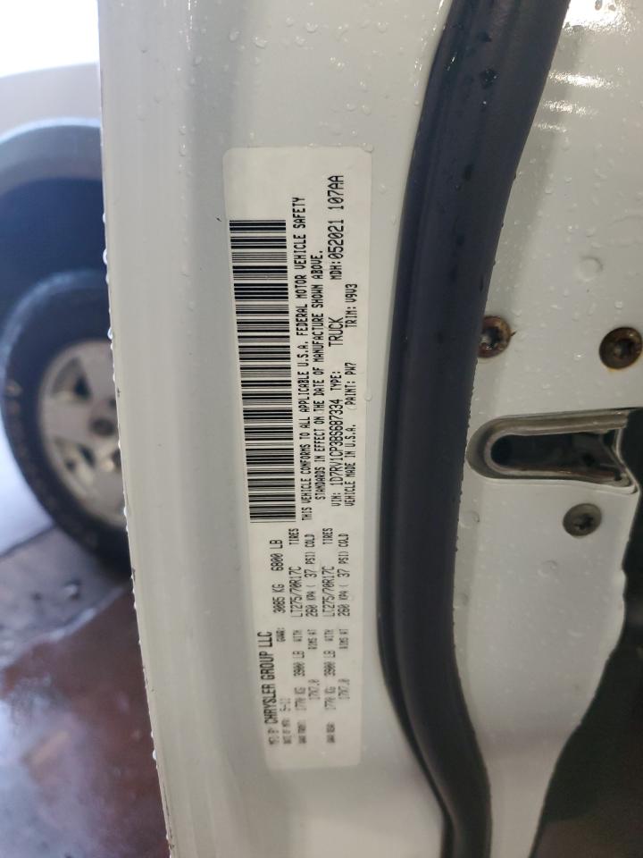 2011 Dodge Ram 1500 VIN: 1D7RV1CP3BS687334 Lot: 85562895